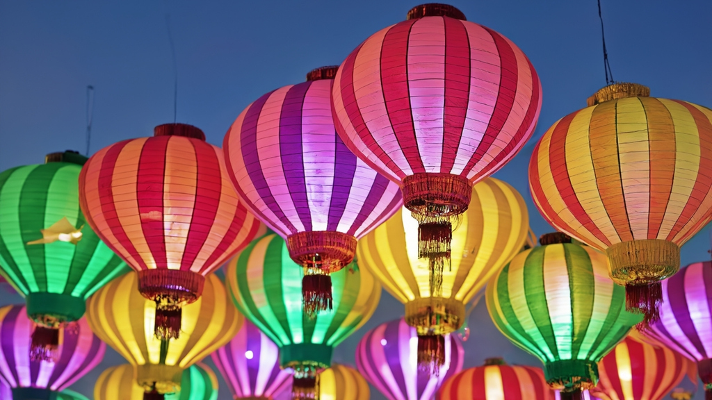 Colourful lanterns